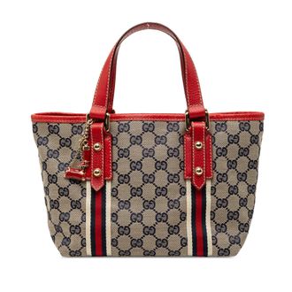 Gucci Pre-owned Womens Gg Canvas Jolicoeur Handbag - Grey Textile - One Size