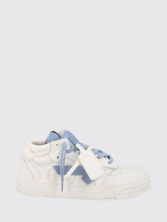 Off-white Sneakers Arrow low top in pelle a grana con punta traforata