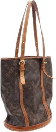 Louis Vuitton Pre-owned Bucket Bags, female, Brown, Size: ONE SIZE Pre-owned Vintage Canvas Bucket Bag