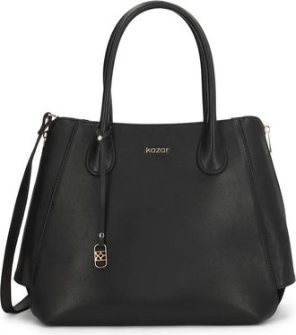 Kazar Marietta - Dames - Handtassen - Zwart - ONE Size - Leer - Tassen