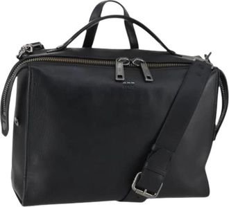 Fendi Pre-owned Vintage Leren Handtas - Dames - Vintage Handtas - Zwart - ONE Size - Leer - Vintage