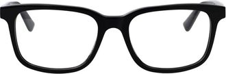 Alexander McQueen Signature Essential Squared Frame - unisex - Brillen - Zwart - 54 MM - Accessoires