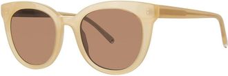 Paradigm Nicks Cream Mens Sunglasses Brown Size 50