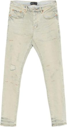 Purple Jeans con effetto vissuto - Blu