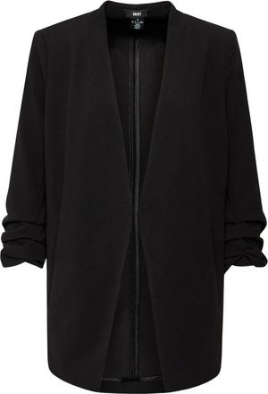 DKNY Open Front Jacket - Dames - Blazers - Zwart - L - Polyester - Jassen
