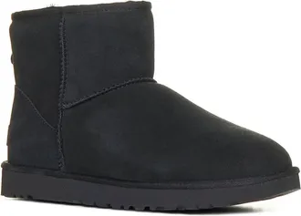UGG Womens Snow Boots Classic Mini Ii Black