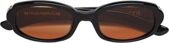 Retro Superfuture Esatto Zonnebrillen - Dames - Zonnebrillen - Zwart - 54 MM - Accessoires