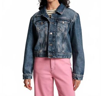 Frances Valentine Womens Taylor Sweetheart Jacket In Navy