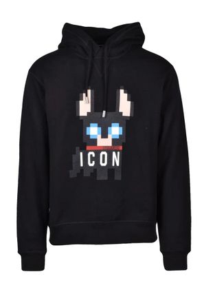 Dsquared2 Cotton Hoodie - Black