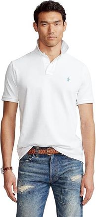 Polo Ralph Lauren Classic Fit Mesh Polo Mens Clothing White : 2XL, Cotton