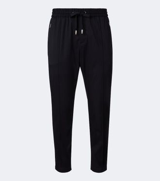 Dolce & Gabbana Wool-blend gabardine tapered pants
