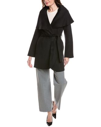 Elie Tahari Marilyn Wool-Blend Coat