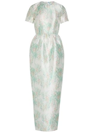 Bernadette Bernadette Lexi Printed Satin Maxi Dress - Multicoloured - 34 (UK6 / XS)