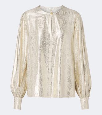 Joseph Blusa Valerie in lam&eacute; misto seta