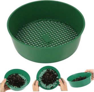 OEM 2 Piezas De Tamiz De Jard&iacute;n Redondo Para Tierra, Resistente, Verde, Herramienta De Jardiner&iacute;a Multifuncional