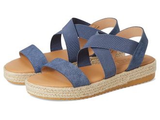 Journee Collection Caroline Womens Wedge Shoes Denim : 7.5 M, Synthetic