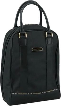 Burberry Pre-owned Handbags, male, Black, Size: ONE SIZE Pre-owned Golf Handbag