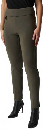 Joseph Ribkoff Ajuste Slim Fit Pant In Brown