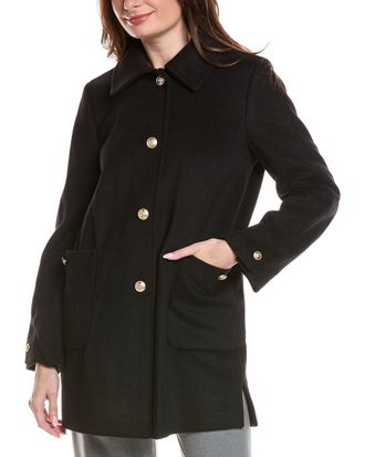 Elie Tahari Paula Wool-Blend Coat