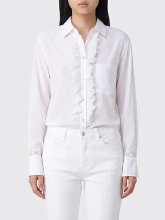Forte_Forte Cotton and Silk Shirt with Ruffles