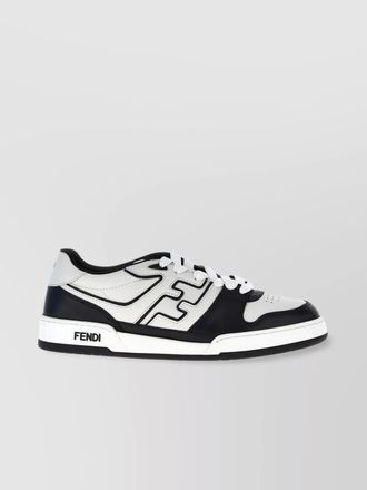 Fendi calf leather low-top sneakers