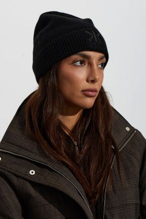 Kenzo Beanie With Embroidered Logo, Unisex, Black
