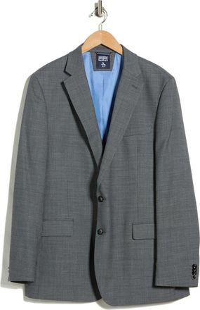 Original Penguin Charcoal Grey Birdseye Stretch Suit Jacket at Nordstrom Rack, Size 46Long