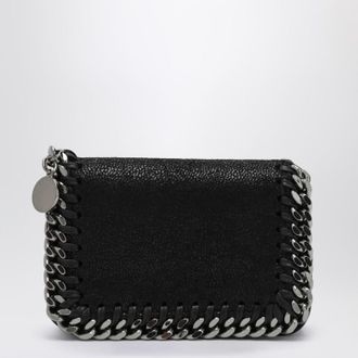 Stella McCartney Falabella flap card holder black