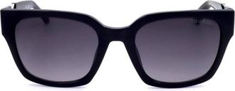 Guess Smoke Gradient Square Ladies Sunglasses GF6193 01B 53