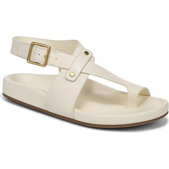 Franco Sarto Blair Ankle Strap Platform Sandal in Marshmallow at Nordstrom, Size 8.5