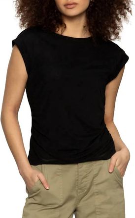 Sanctuary Charisma Dolman Mesh Tee In Black