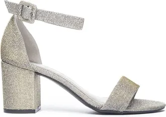 Chinese Laundry Womens Jody Block Heel Sandal In Shimmer Gold