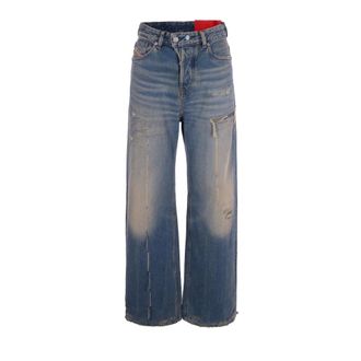 Diesel Straight Fit Jeans, female, Blue, W26, Straight Jeans