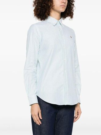 Ralph Lauren Ls Brkn St Long Sleeve Button Front Shirt