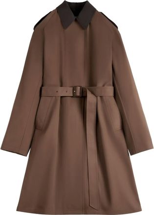 Tod's belted trench coat - Brown