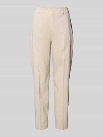Drykorn Drykorn Hose aus Leinen-Mix mit B&uuml;gelfalten Modell SEARCH in Sand Melange, Gr&ouml;&szlig;e 25/32