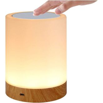 OEM L&aacute;mpara De Noche Led, Recargable Por Usb, Con Control T&aacute;ctil Y Regulador De Intensidad, Ideal Para Habitaciones Infantiles, Salas De Estar Y Camping. 