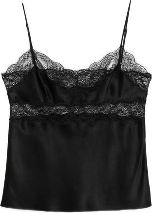 Nili Lotan Felicie Lace-detail Top