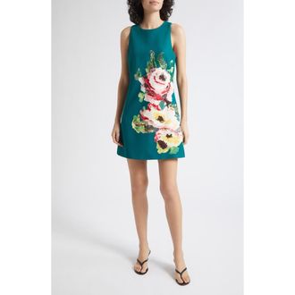 Stine Goya Garter Floral Minidress in Ephemeral Bloom at Nordstrom, Size Medium