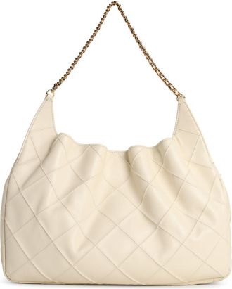 Tory Burch Borsa Lear in nappa color crema leggera Shopping Fleming Grande di Tory Burch