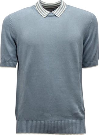 Eleventy Mag 0I050 Polo Shirt - Heren - Polos - Blauw - S - Tops