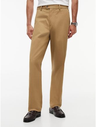 Tommy Hilfiger Mens Relaxed Twill Pant - Beige - 30W x 30L