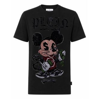 Philipp Plein Camiseta Cuello Redondo SS Money - Tops - Hombre - Negro - 2XL