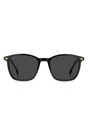 BOSS 53mm Sunglasses in Black/Grey at Nordstrom