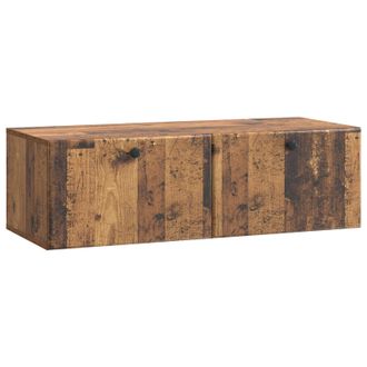 vidaXL Mueble De Tv De Pared 98 X 41 X 30 Cm Madera Envejecida Vidaxl