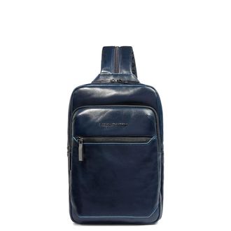 Piquadro Backpacks, male, Blue, Size: ONE SIZE Convertible Backpack Sling Bag