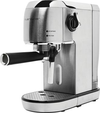 Riviera & Bar Riviera&bar - Cafetera Espresso De Acero Inoxidable De 19 Bares - Bce450