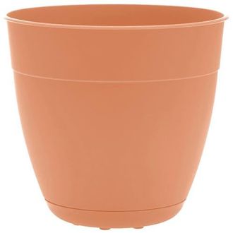 Bloem 12 Inch Dayton Planter With Saucer Tray in Orange at Nordstrom