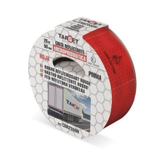 Target Target - Cinta Adh 50mmx 25mt Se&ntilde;alizacion Autom Retroref Ro