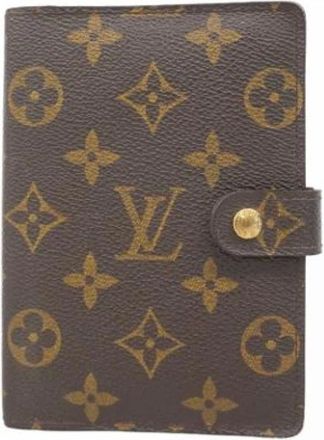 Louis Vuitton Vintage, unisex, Bruin, ONE Size, Pre-owned Stoffen Home-Office